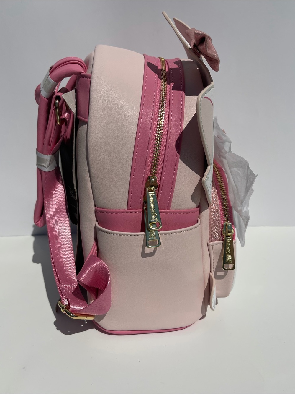Loungefly Disney Aristocats Sassy Marie Cat Mini Backpack Pink Bow NWT - Picture 6 of 8
